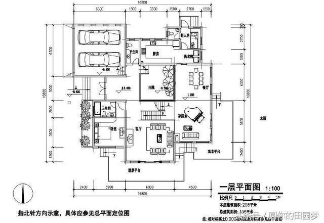 斜屋面二層獨(dú)棟別墅 造型簡(jiǎn)潔漂亮空間布局合理