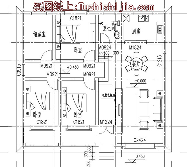 北方農(nóng)村平房建筑設(shè)計(jì)圖及效果圖，平房戶型圖推薦