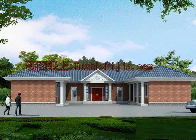 農(nóng)村三合院設(shè)計(jì)圖及效果圖，自建三合院圖紙