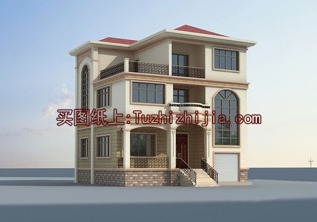 農(nóng)村三層半別墅設(shè)計(jì)圖及外觀效果圖，三層半樓房設(shè)計(jì)方案推薦