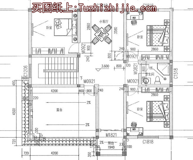 兩層半樓房設(shè)計(jì)圖及效果圖，農(nóng)村二層房屋設(shè)計(jì)圖推薦