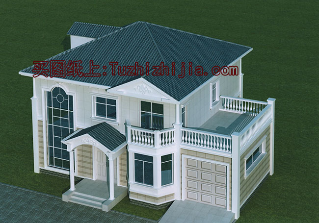 樓中樓客廳挑高二層別墅設計圖，復式別墅方案推薦