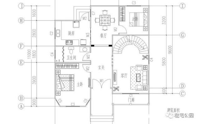 看看這套小別墅，搞定挑空客廳、旋轉樓梯只要25萬！