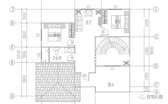 看看這套小別墅，搞定挑空客廳、旋轉樓梯只要25萬！
