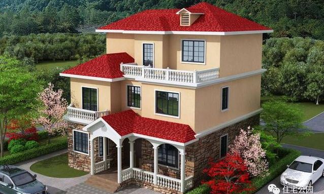 看看這套小別墅，搞定挑空客廳、旋轉樓梯只要25萬！