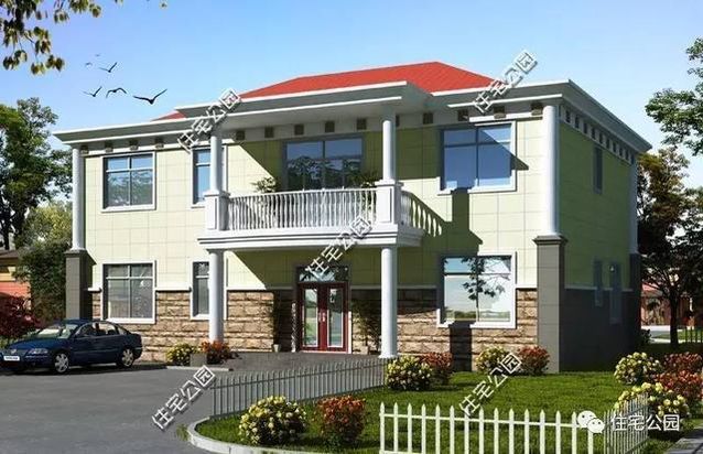 16X12米農(nóng)村別墅，８室２廳，經(jīng)濟(jì)實(shí)用