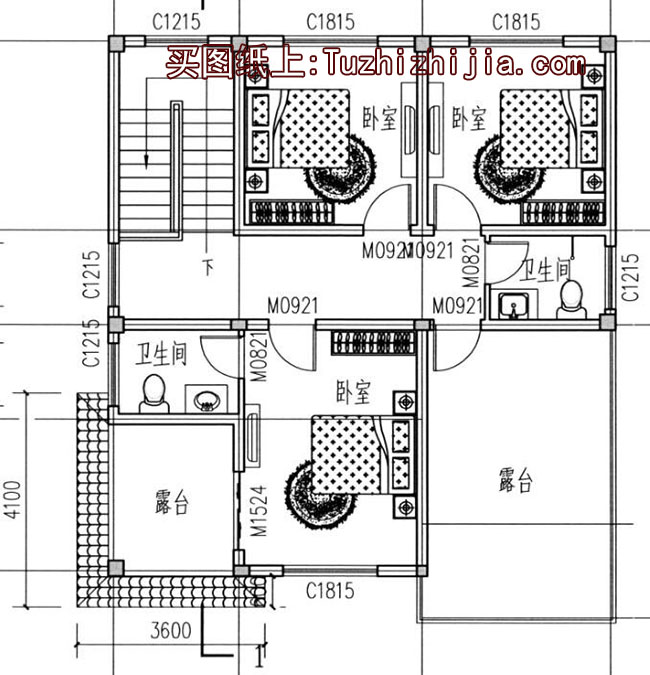 預算20萬的農村三層房屋設計圖方案，帶外觀效果圖