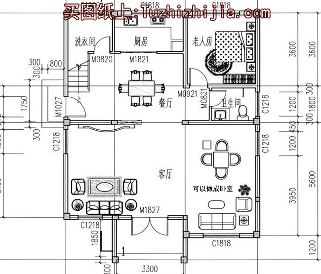 預算20萬的農村三層房屋設計圖方案，帶外觀效果圖