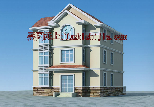 高端三層帶地下室別墅房屋設(shè)計(jì)圖方案及效果圖