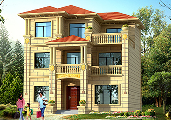 鄉(xiāng)村20萬內(nèi)三層別墅房屋設(shè)計圖，面積適中、戶型經(jīng)典