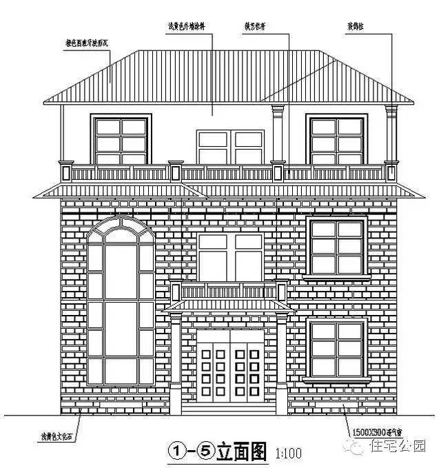 三層別墅設(shè)計圖，戶型合理，很適合生活，含全部施工圖！
