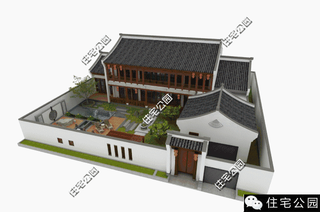 中式四合院設(shè)計(jì)，真真正正適合老百姓生活的房子！