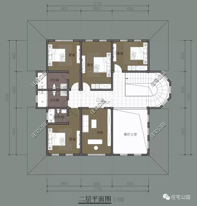七套農(nóng)村別墅戶型設(shè)計(jì)圖，哪一套是你的最愛(ài)呢？
