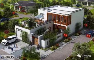 11X21米中式大平層設(shè)計圖，種花養(yǎng)魚生活悠閑！你是不是也想回家建？