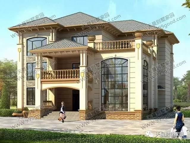 自從蓋了這套歐式別墅設(shè)計(jì)，親戚鄰居來的就勤了！