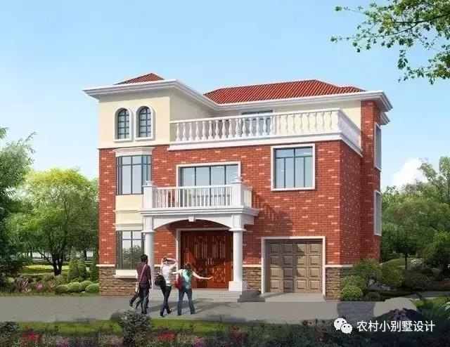 經(jīng)典實(shí)用的農(nóng)村三層小別墅設(shè)計(jì)，簡(jiǎn)潔通用戶型，布局完美！