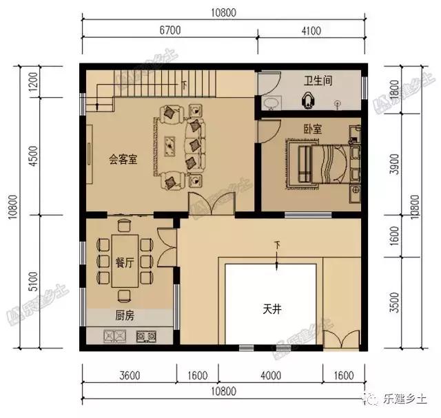中式徽派二層房屋小院設(shè)計(jì)，戶型合理，蓋好后讓人羨慕不已！