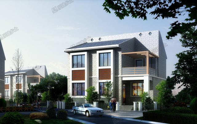 二層別墅設(shè)計(jì)，可獨(dú)棟可聯(lián)排，適合三代人居住