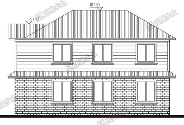 現代簡約二層小洋樓設計方案，完美布局，大氣美觀！