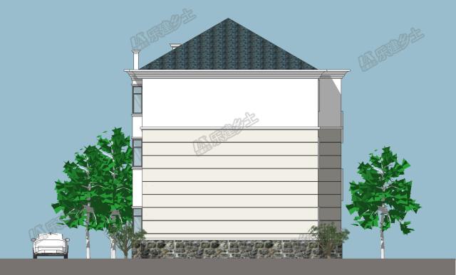 簡(jiǎn)歐三層自建房設(shè)計(jì)，簡(jiǎn)潔美觀，多代同堂都沒問題！
