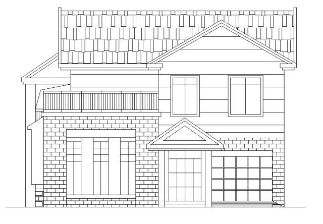 二層獨(dú)棟別墅設(shè)計(jì)帶屋頂花園，現(xiàn)代簡(jiǎn)約型，你值得擁有！