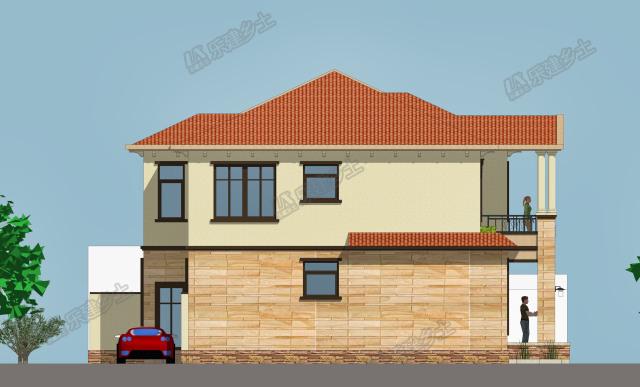 歐式二層別墅設(shè)計(jì)，布局合理，外觀精美！