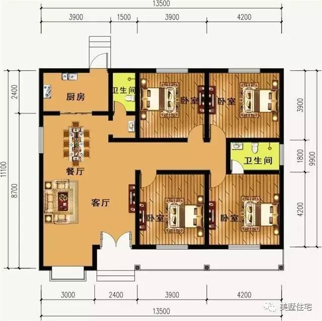 12萬自建一層小別墅設(shè)計，實用大氣，不輸其它洋別墅！