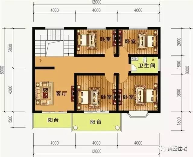 宅基地只有12X8米的農(nóng)村自建房，建出來照樣讓人羨慕！