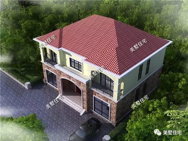 二層農(nóng)村別墅設(shè)計，5臥室8衛(wèi)生間，第一次見這種戶型！