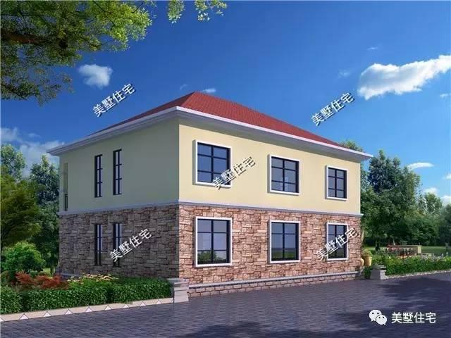 二層農(nóng)村別墅設(shè)計，5臥室8衛(wèi)生間，第一次見這種戶型！