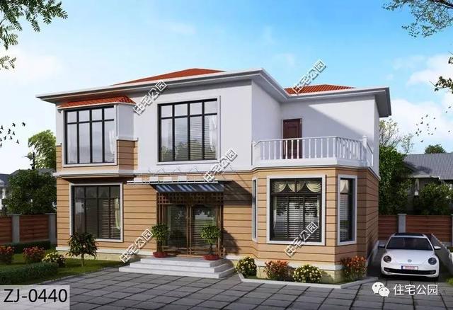 20萬(wàn)農(nóng)村自建二層小別墅設(shè)計(jì)，戶型不大但很經(jīng)典，建房首選！