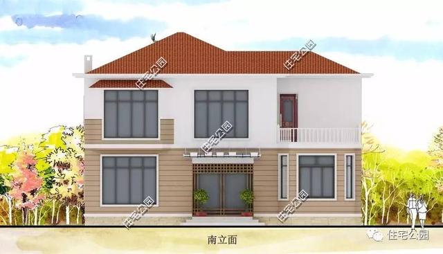 20萬(wàn)農(nóng)村自建二層小別墅設(shè)計(jì)，戶型不大但很經(jīng)典，建房首選！