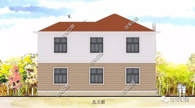 20萬(wàn)農(nóng)村自建二層小別墅設(shè)計(jì)，戶型不大但很經(jīng)典，建房首選！