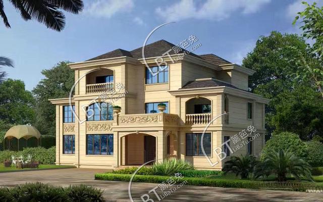 三層歐式農(nóng)村自建房！這才叫農(nóng)村別墅！你家那最多只能叫民房！