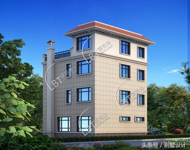 兩兄弟回農(nóng)村各自蓋了一棟四層房屋設(shè)計，剛完工就在全縣羨慕不已！