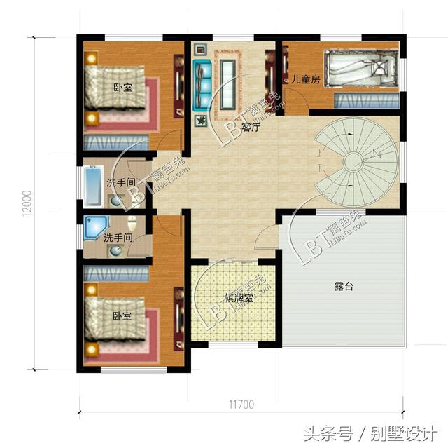 新農(nóng)村自建三層別墅，大氣敞亮，戶型合理，完美利用！