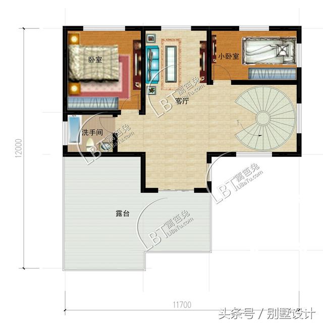新農(nóng)村自建三層別墅，大氣敞亮，戶型合理，完美利用！