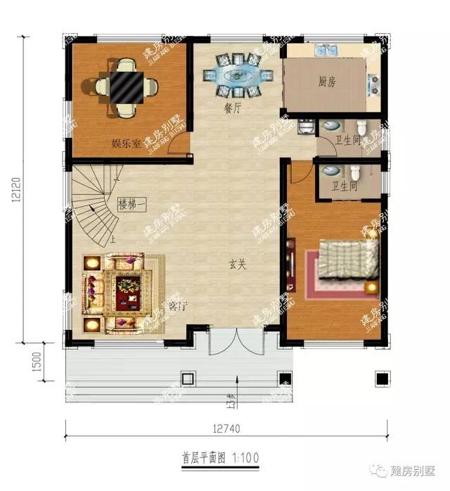 三層農(nóng)村豪華別墅設(shè)計(jì)圖，在老家自建房首選！