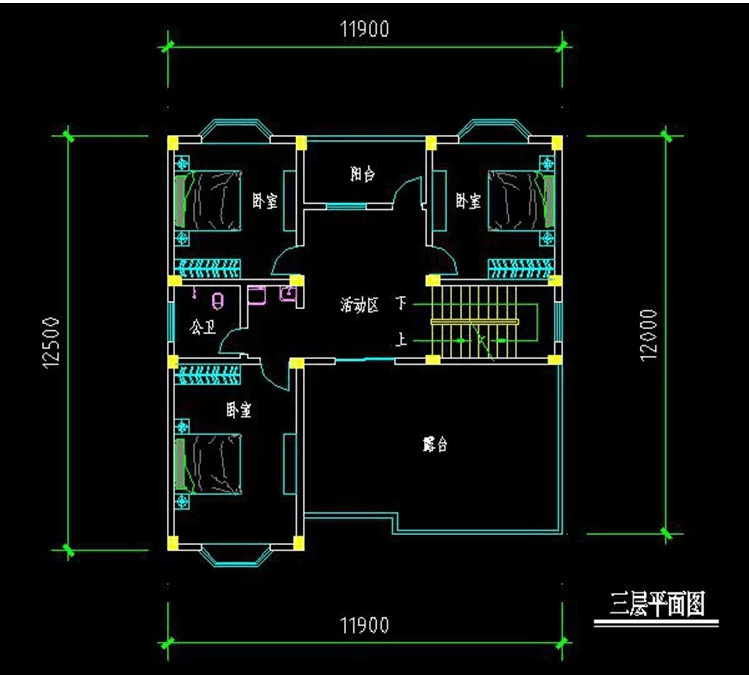 經(jīng)典歐式別墅設(shè)計，客廳挑空，建好后倍漂亮！