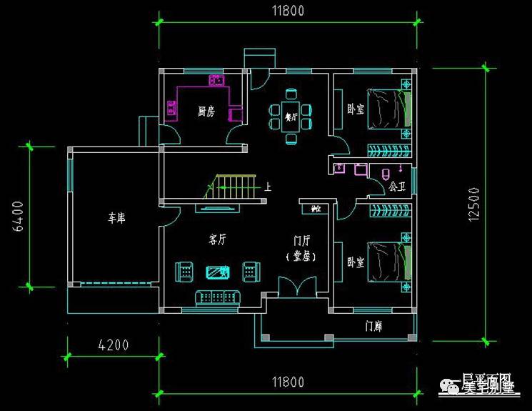 美式田園別墅設(shè)計(jì)圖大全，造價(jià)低，回村里建一棟，安享晚年！