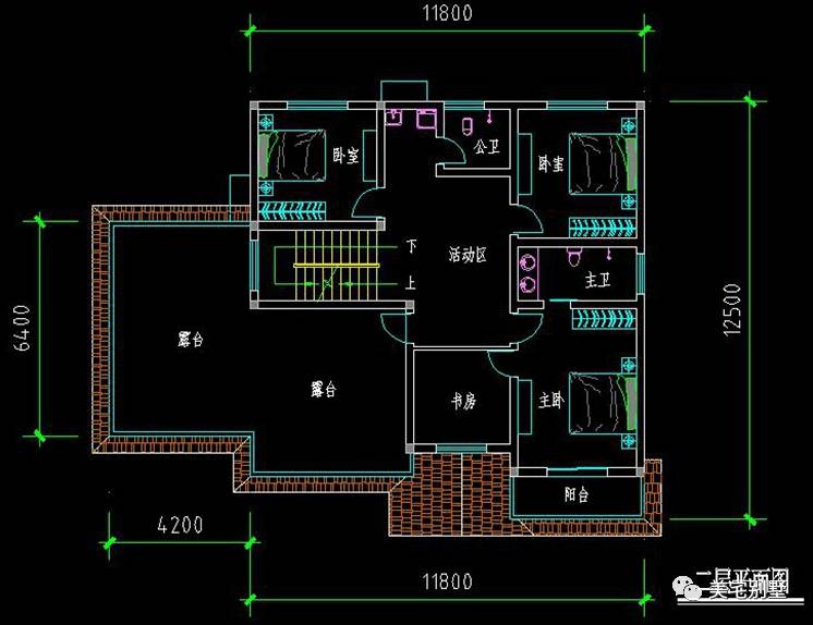 美式田園別墅設(shè)計(jì)圖大全，造價(jià)低，回村里建一棟，安享晚年！
