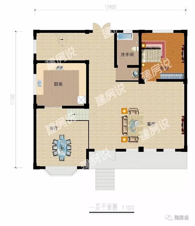 農(nóng)村三層半復(fù)式別墅設(shè)計(jì)，在老家建了這棟房子親戚鄰居來(lái)的勤了！