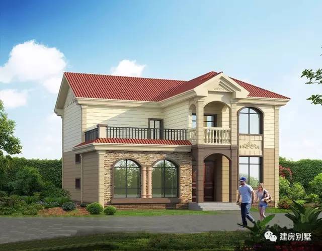 造價(jià)20萬的二層樓房設(shè)計(jì)圖，外觀精致，引路人圍觀！