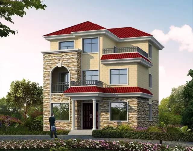 20多萬自建三層樓房設(shè)計(jì)圖，建好后孩子都愛讀書了！