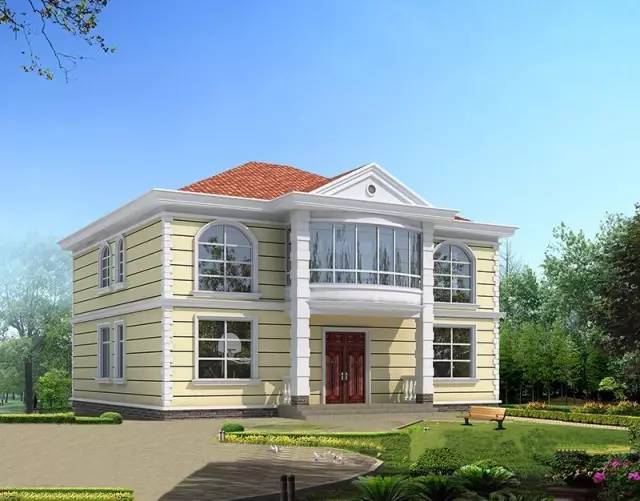 二層別墅封閉式陽(yáng)臺(tái)設(shè)計(jì)，對(duì)稱(chēng)美才是獨(dú)一無(wú)二的美！