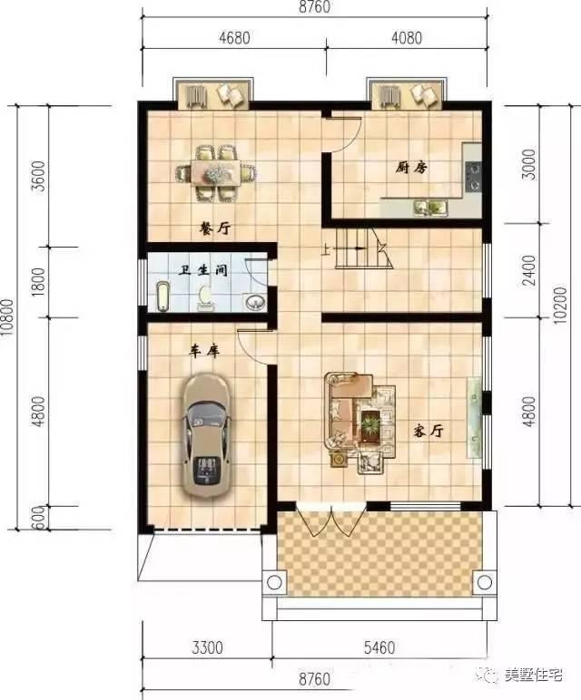 農(nóng)村三層自建房設(shè)計(jì)，廚房竟然設(shè)計(jì)飄窗！