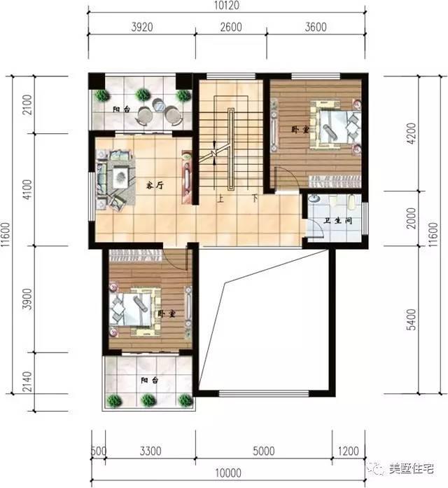 農(nóng)村自建房，大客廳戶型符合農(nóng)村習(xí)慣，主體23萬(wàn)！