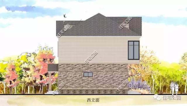 120平農(nóng)村二層坡頂別墅設計方案，等地基批了就開建！