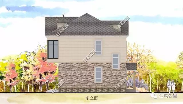 120平農(nóng)村二層坡頂別墅設計方案，等地基批了就開建！