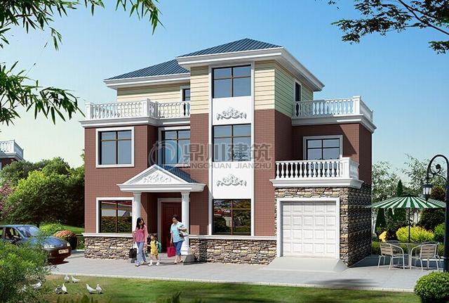 主體30萬(wàn)建出來(lái)的農(nóng)村小別墅竟然長(zhǎng)這樣，真是360度無(wú)死角！